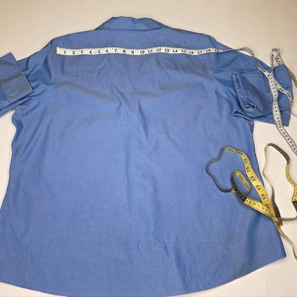 Blue Foxcroft Crisp Button Down Cotton Shirt size 18 - Picture 5 of 9